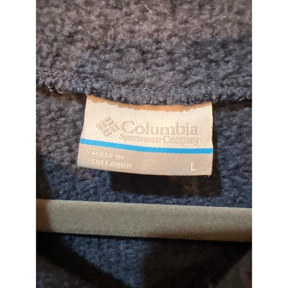 Columbia Chillin Fleece Pullover Sweater Women’s Large Turtleneck Cozy Warm Blue - Picture 3 of 8